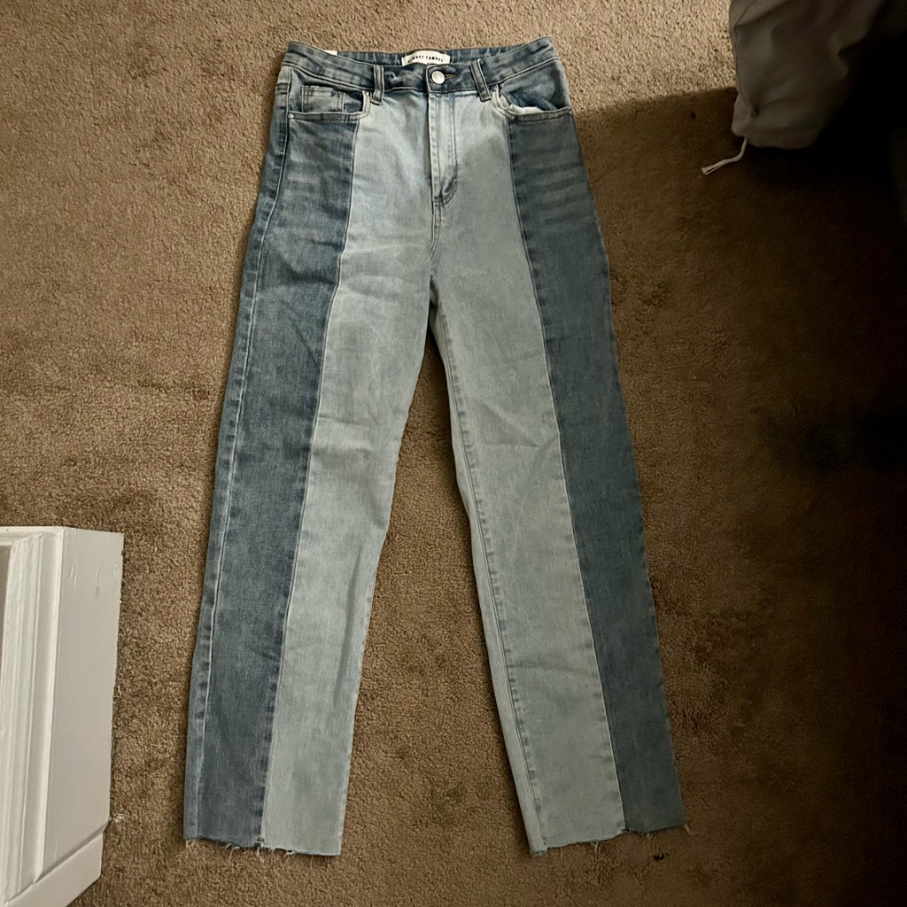 Split Colored Jeans